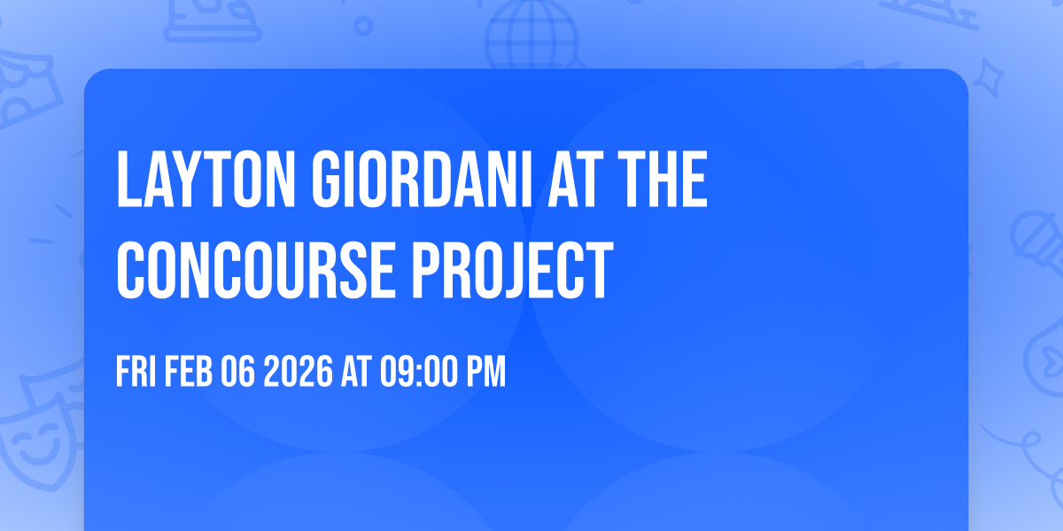 Layton Giordani at The Concourse Project