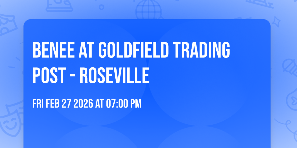 Benee at Goldfield Trading Post - Roseville