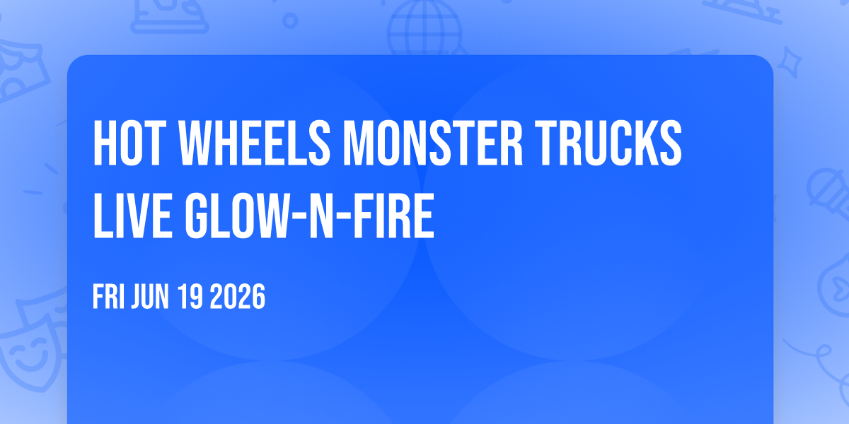 Hot Wheels Monster Trucks Live Glow-N-Fire