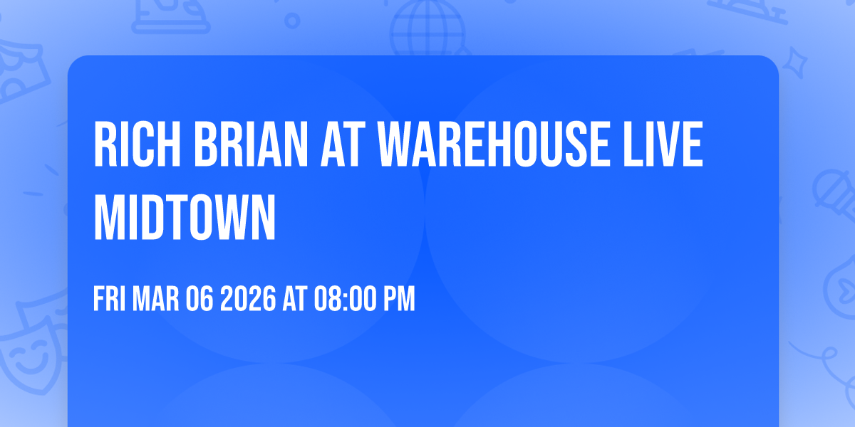 Rich Brian at Warehouse Live Midtown