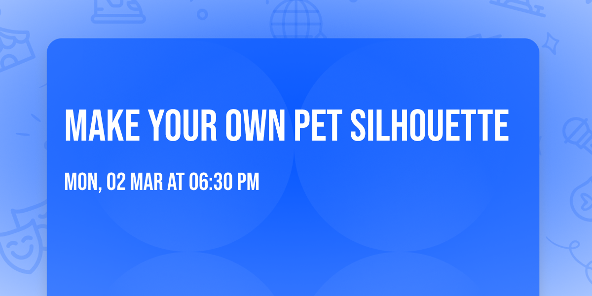 Make Your Own Pet Silhouette