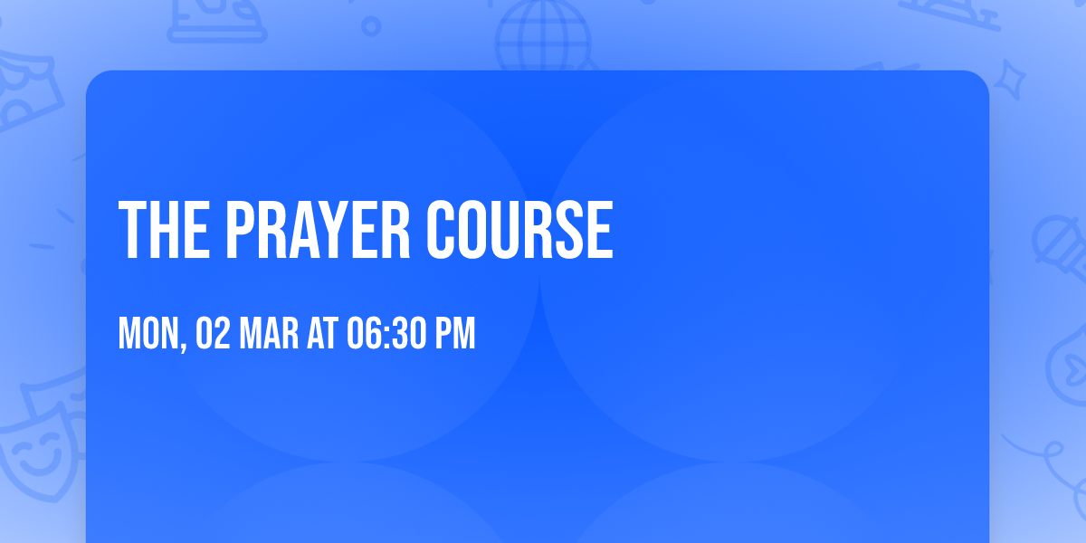 The Prayer Course