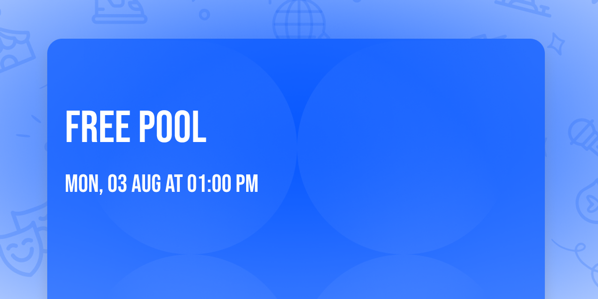 Free pool 