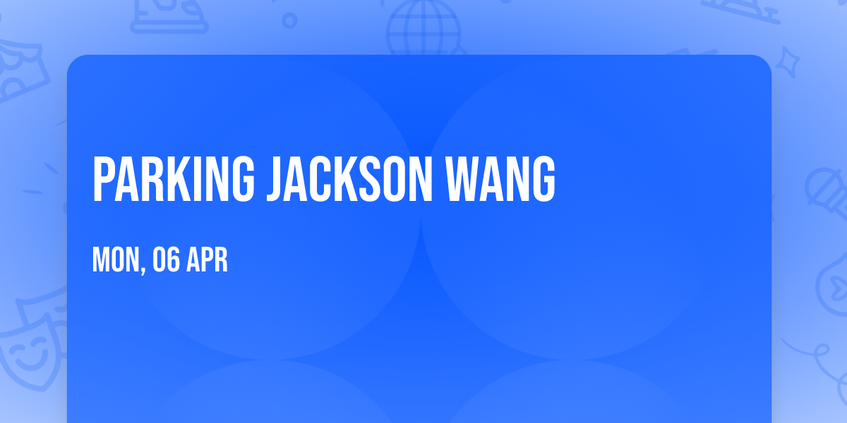 Parking Jackson Wang
