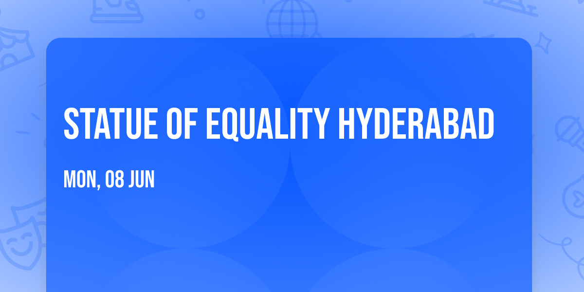 Statue Of Equality Hyderabad