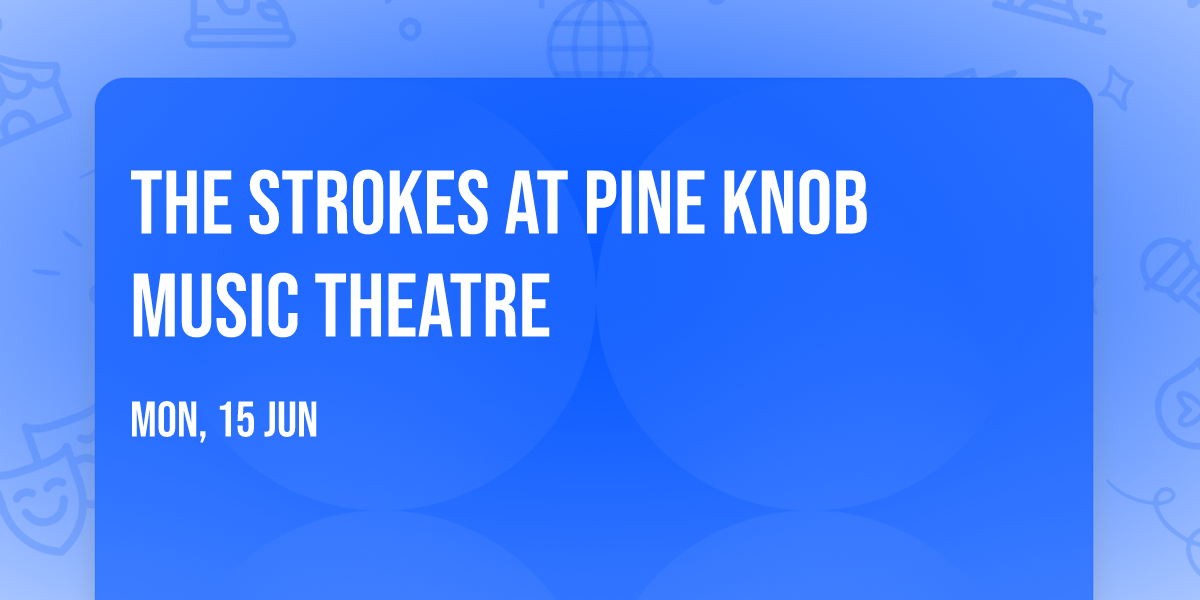 The Strokes at Pine Knob Music Theatre