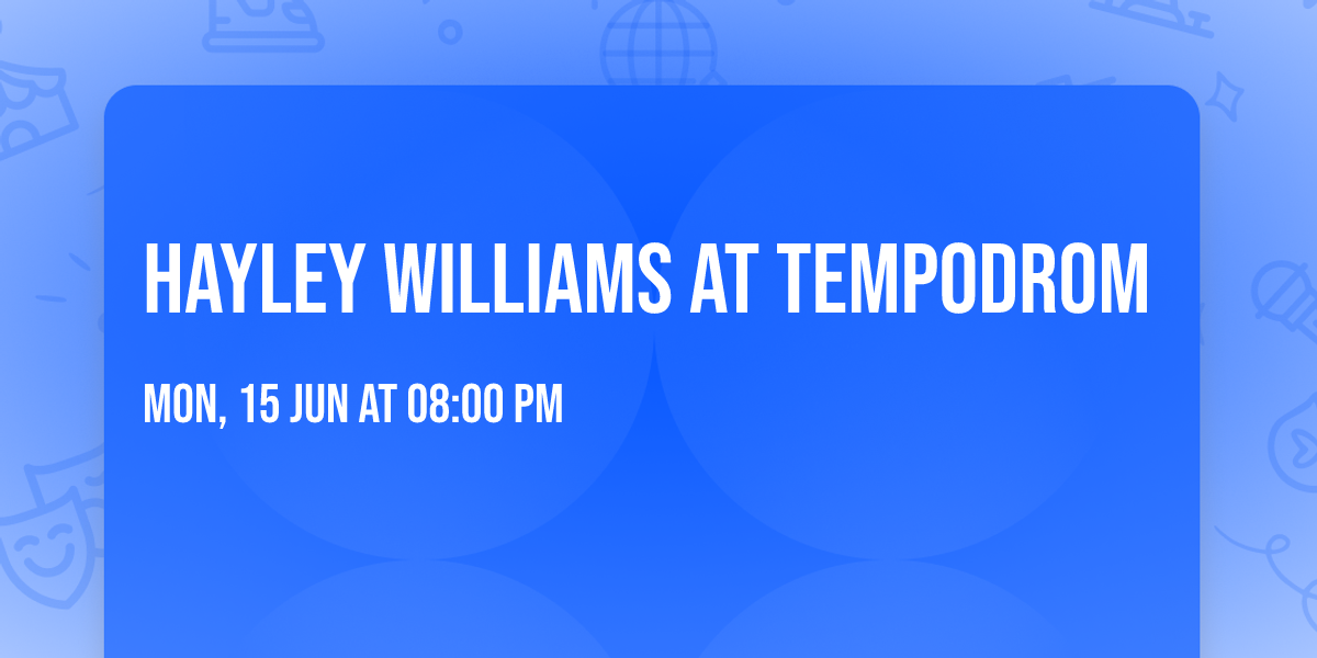 Hayley Williams at Tempodrom