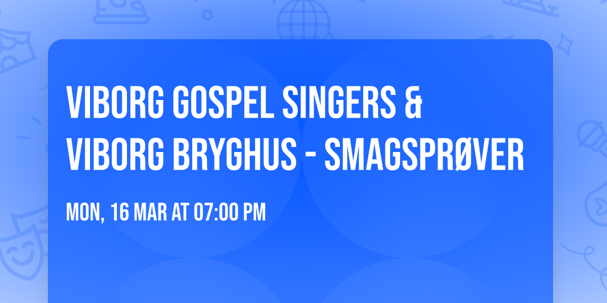 Viborg Gospel Singers & Viborg Bryghus - SMAGSPR\u00d8VER