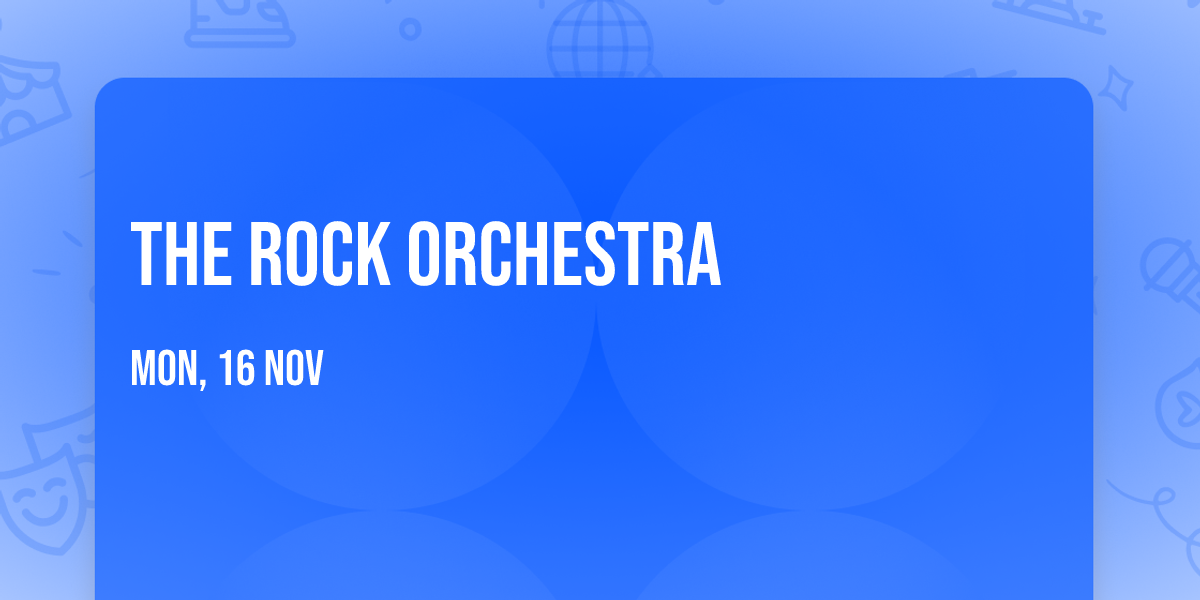 The Rock Orchestra