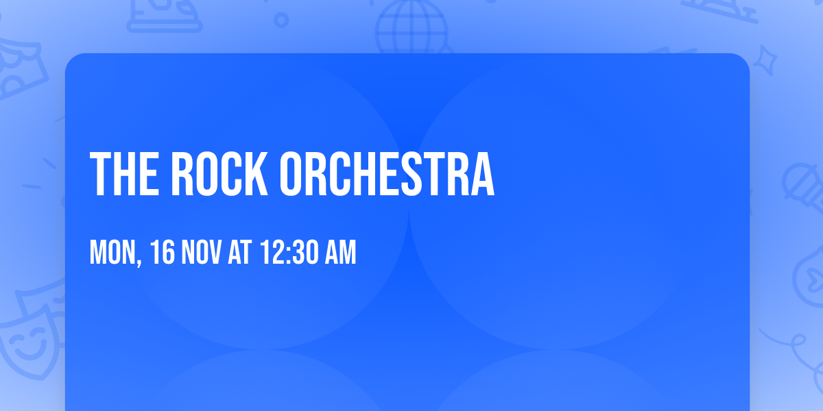The Rock Orchestra