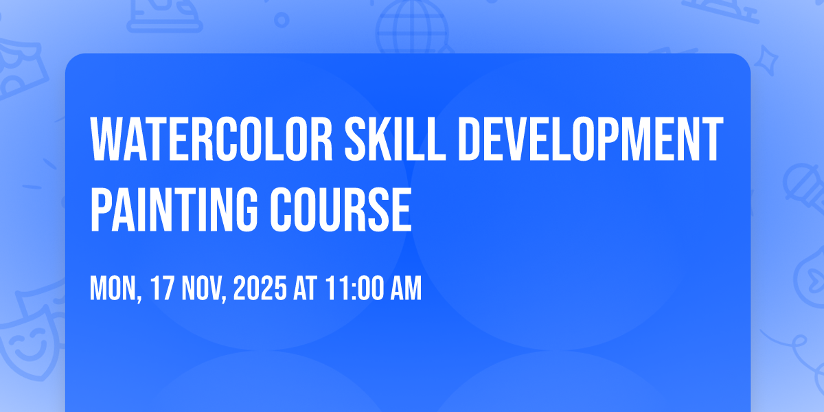 Watercolor Skill Development Painting Course at 1626 Highway 17 South ...