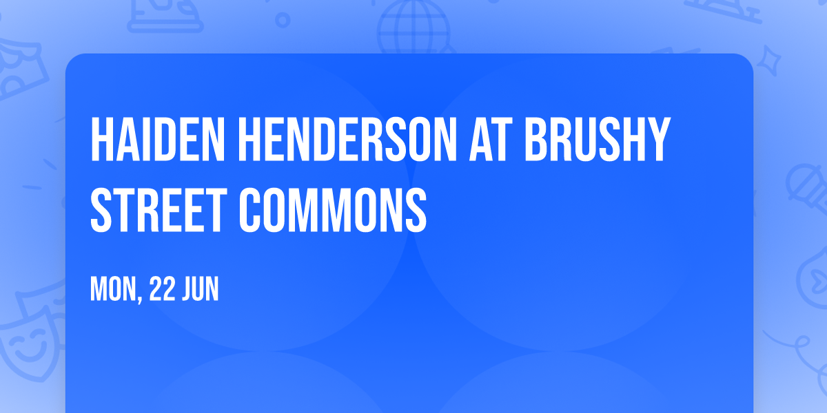 Haiden Henderson at Brushy Street Commons
