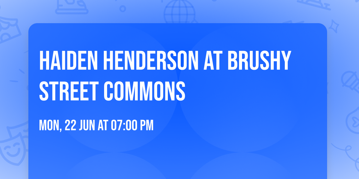 Haiden Henderson at Brushy Street Commons