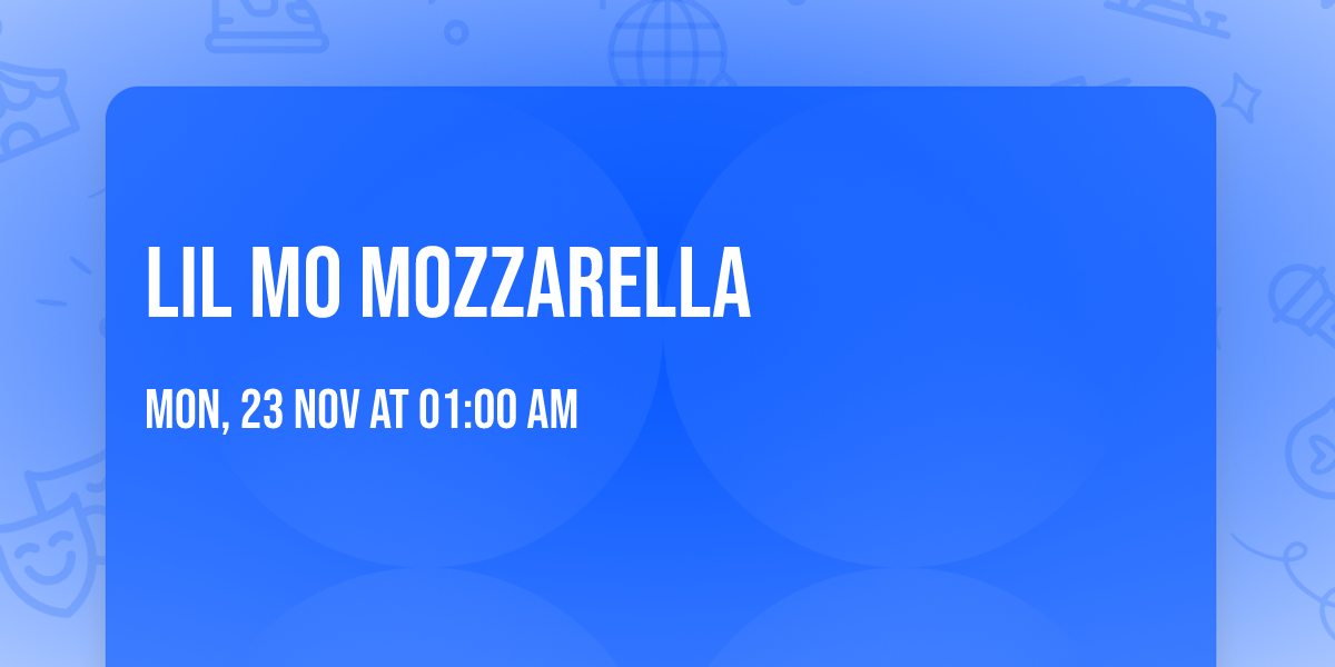 Lil Mo Mozzarella
