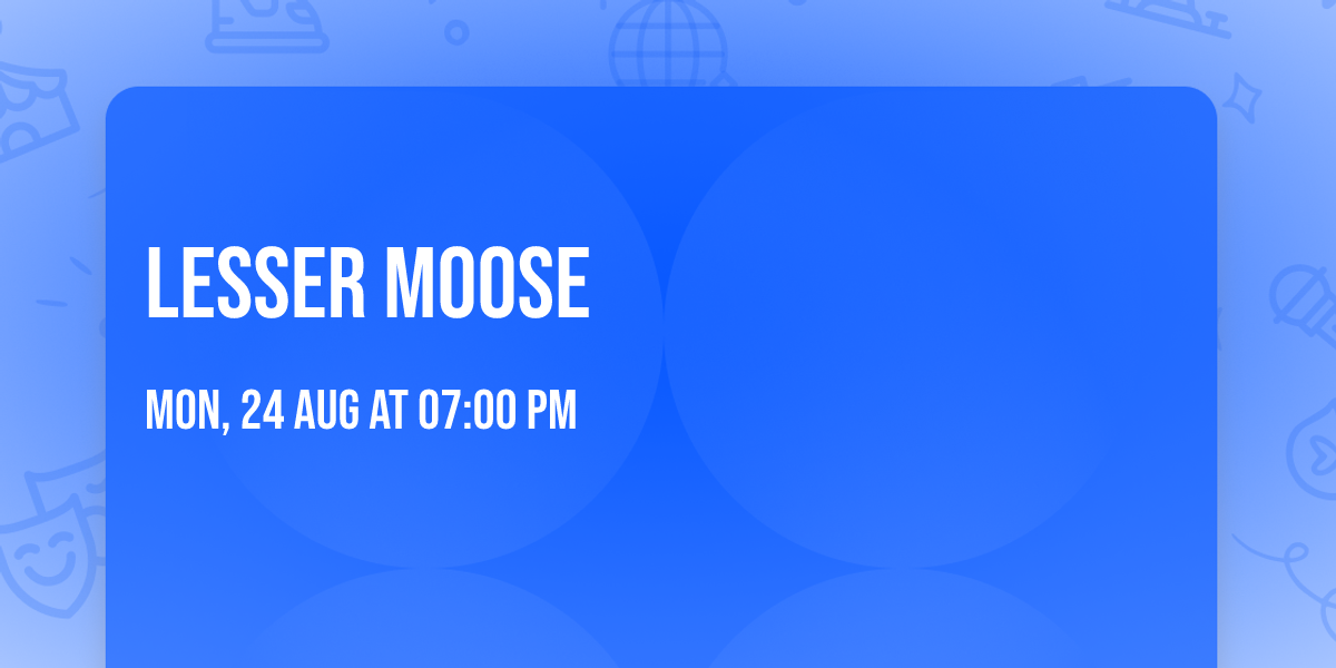 Lesser Moose
