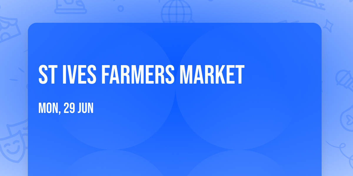 St Ives Farmers Market