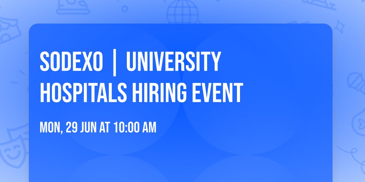 Sodexo | University Hospitals Hiring Event