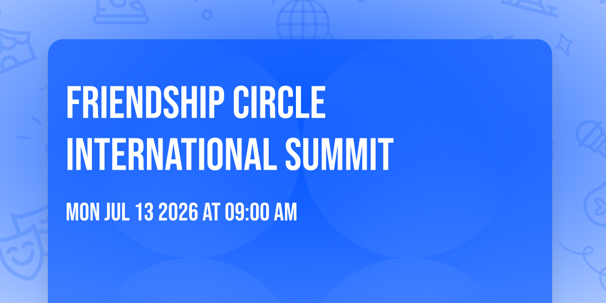 Friendship Circle International Summit