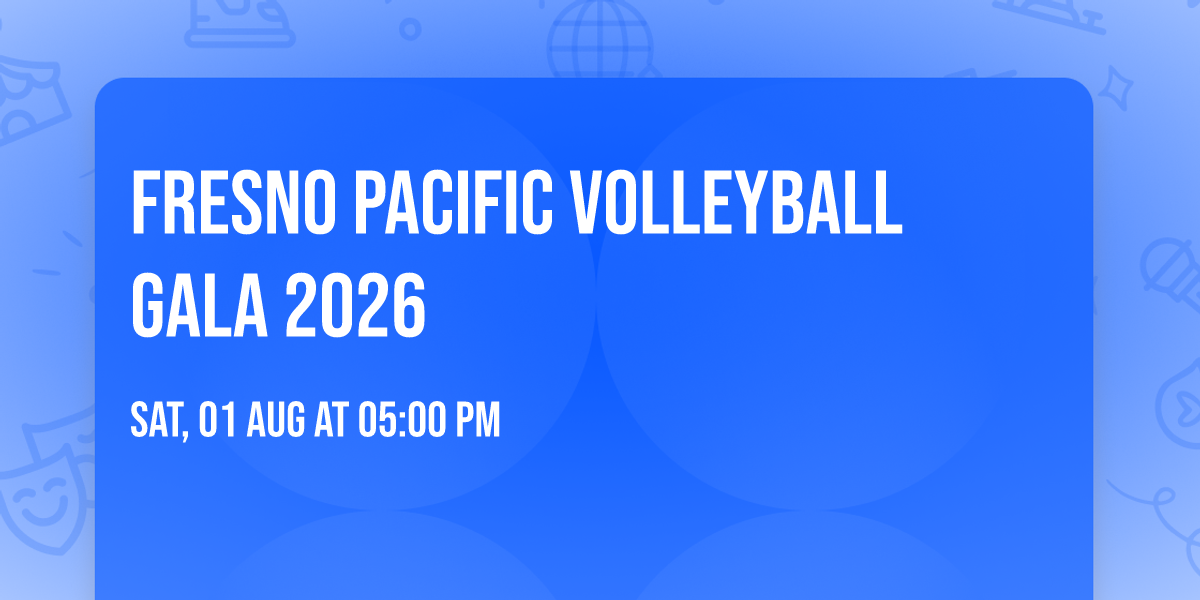Fresno Pacific Volleyball Gala 2026