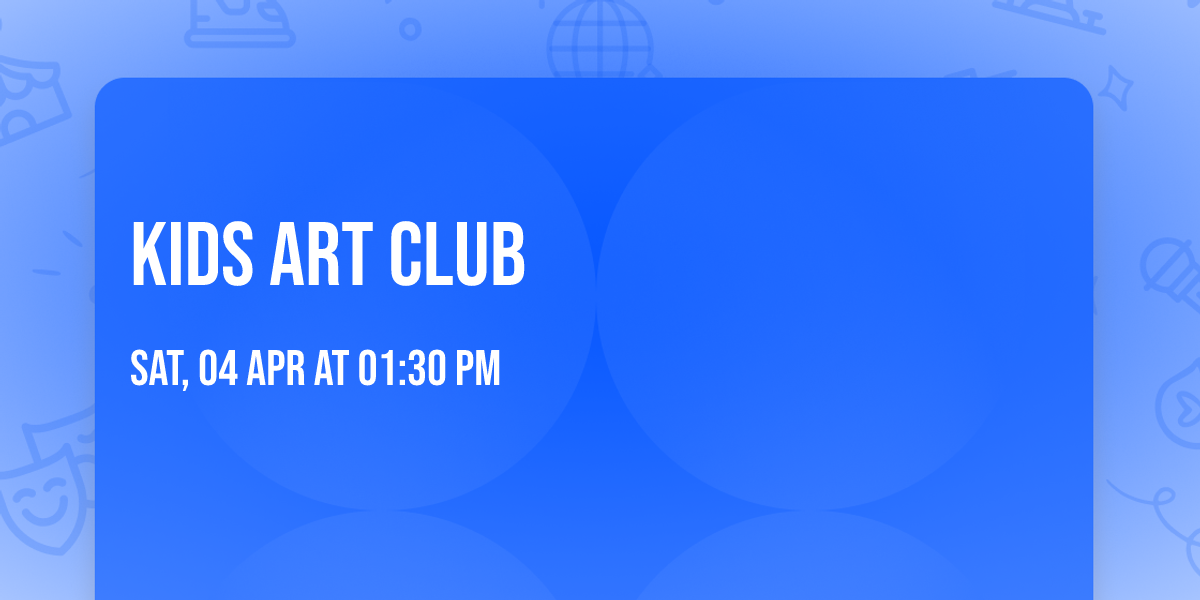 Kids Art Club