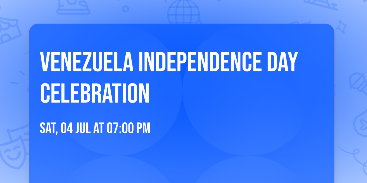 Venezuela Independence Day Celebration