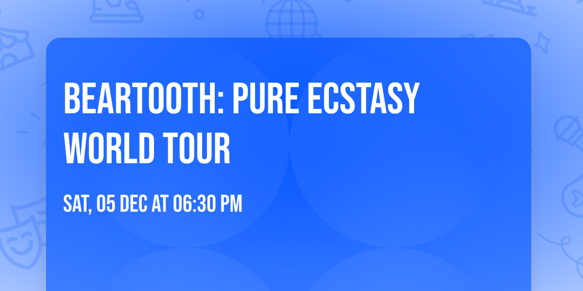 Beartooth: Pure Ecstasy World Tour