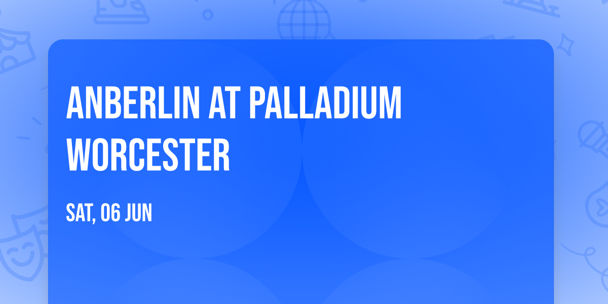 Anberlin at Palladium Worcester