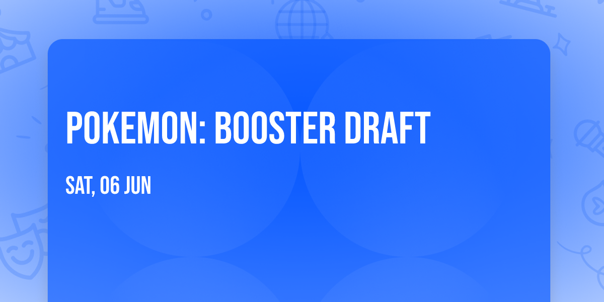 Pokemon: Booster Draft