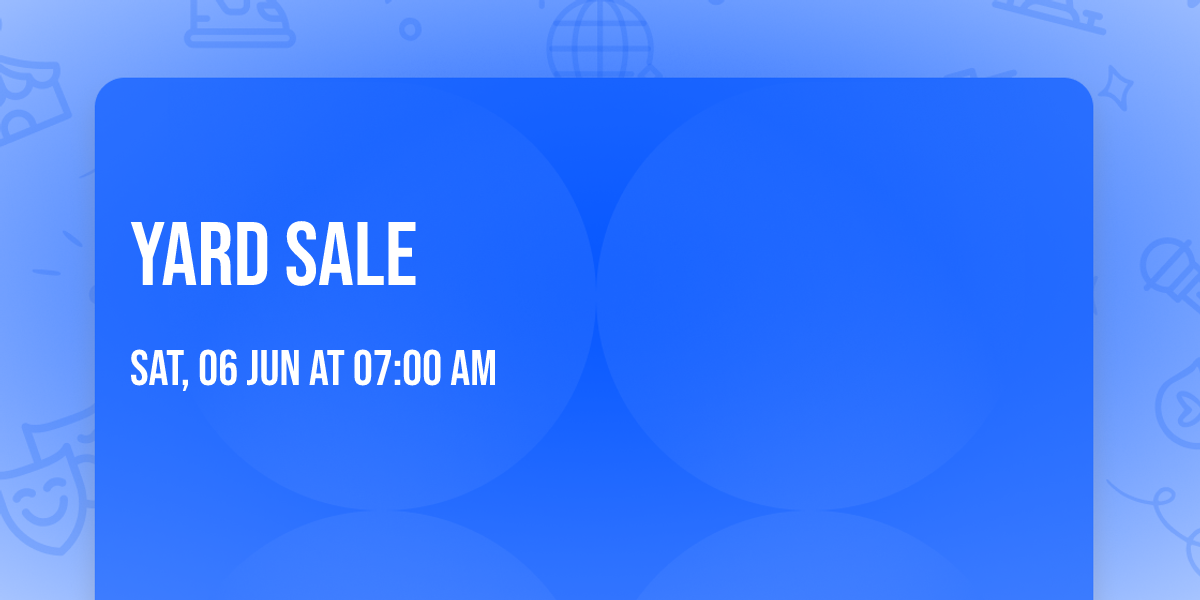 YARD SALE\u203c\ufe0f\u203c\ufe0f