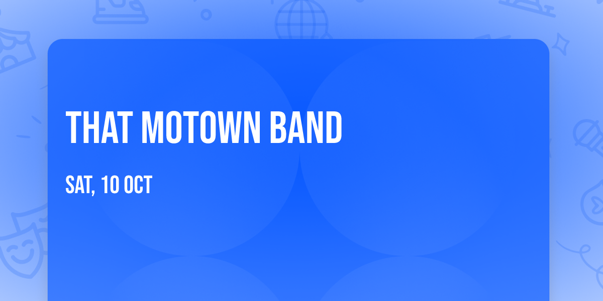 That Motown Band