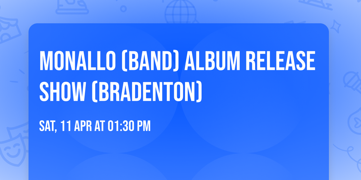 monallo (band) Album Release Show (Bradenton)