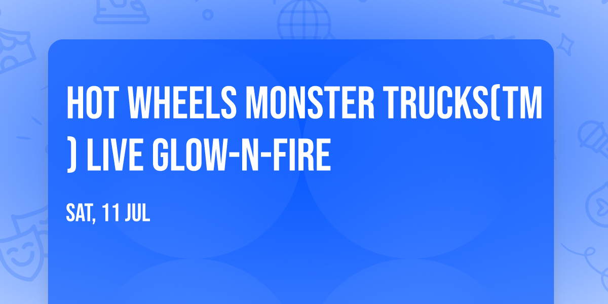Hot Wheels Monster Trucks(tm) Live Glow-N-Fire