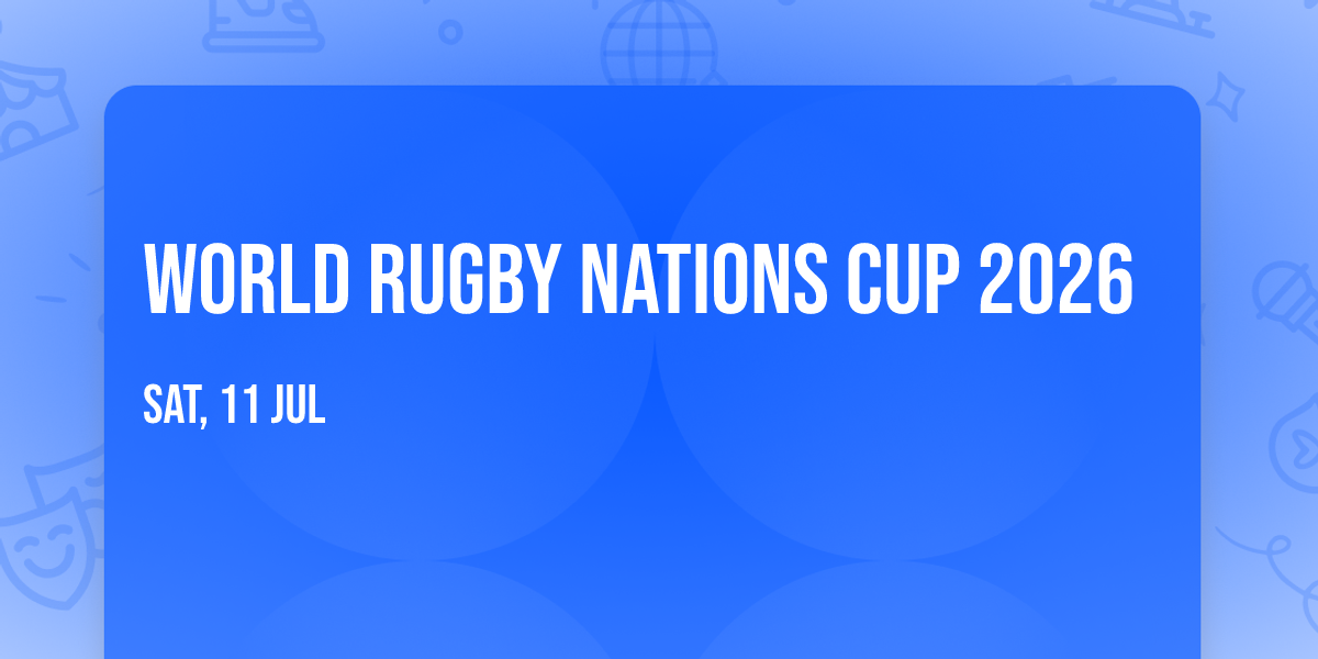 World Rugby Nations Cup 2026