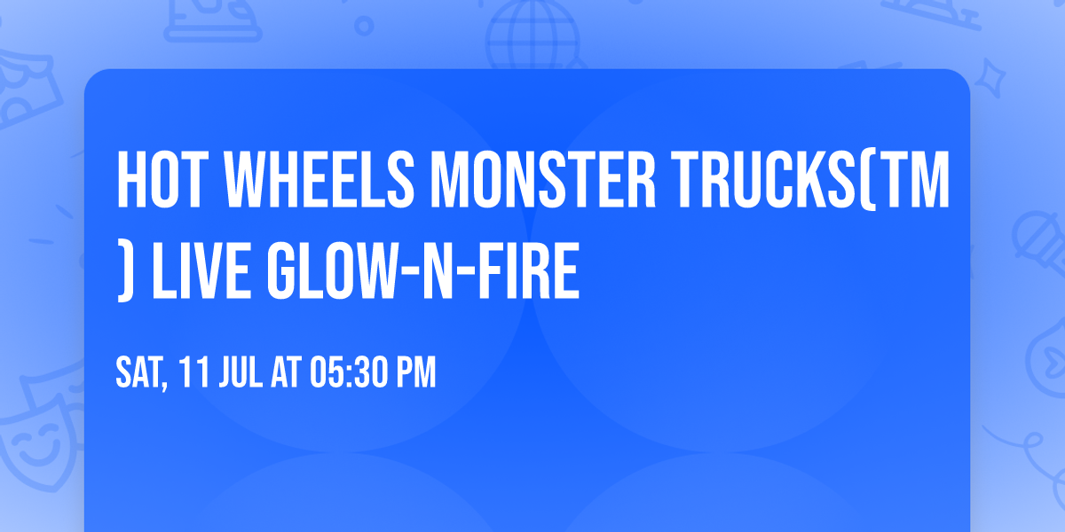 Hot Wheels Monster Trucks(tm) Live Glow-N-Fire