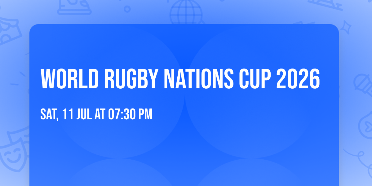 World Rugby Nations Cup 2026