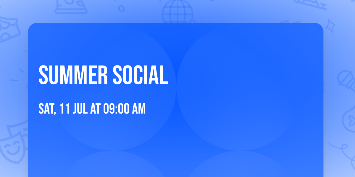 Summer Social