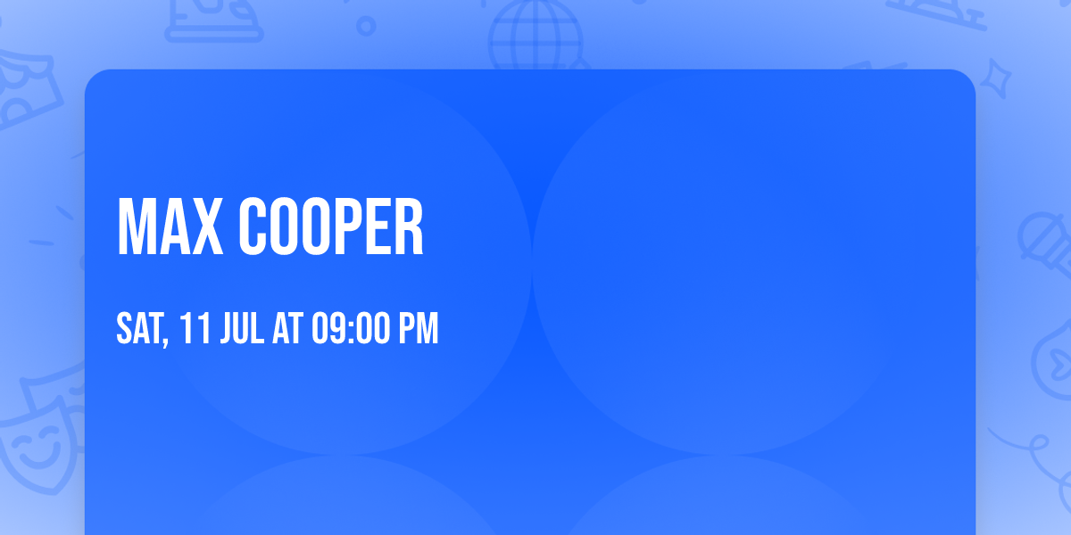 Max Cooper