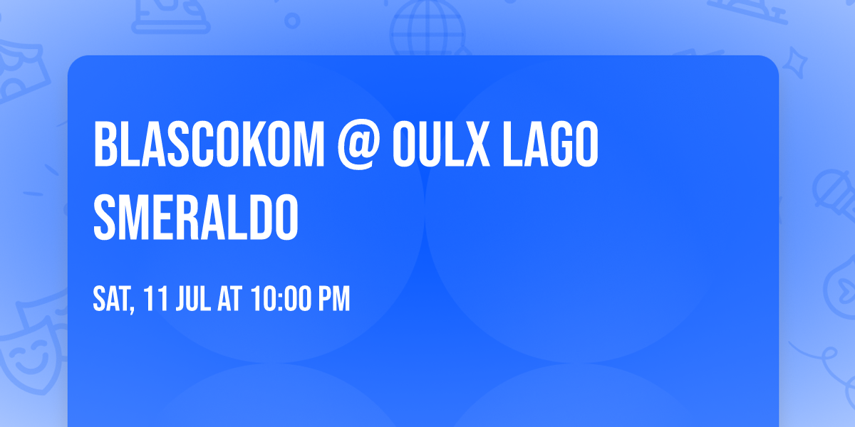 BLASCOKOM @ OULX Lago Smeraldo