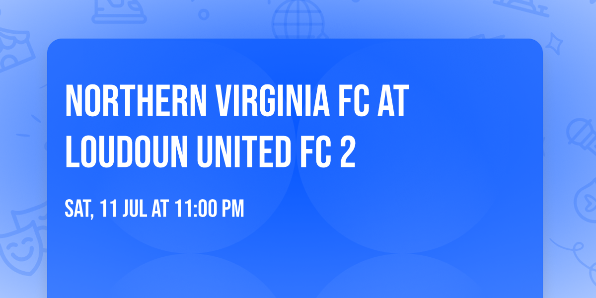 Northern Virginia FC at Loudoun United FC 2