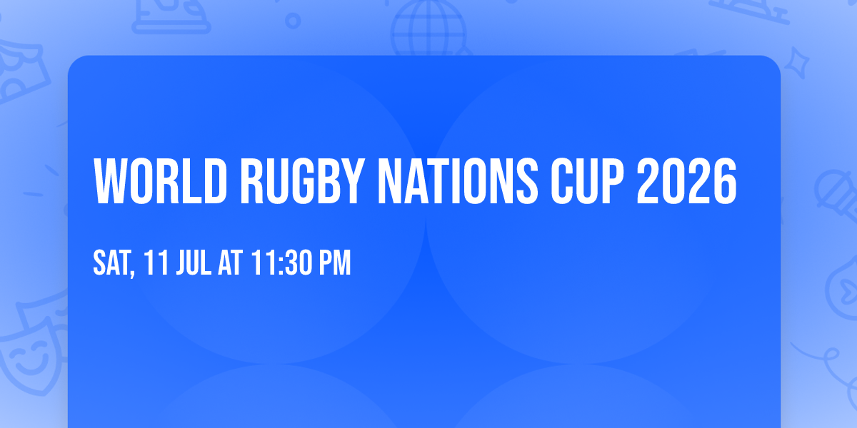 World Rugby Nations Cup 2026