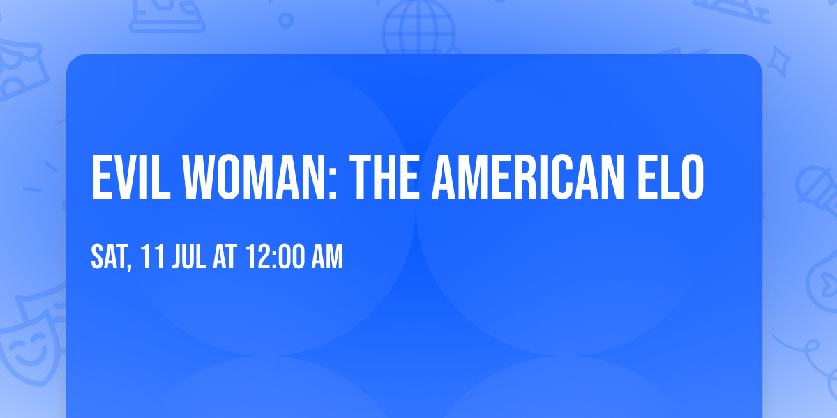 Evil Woman: The American ELO