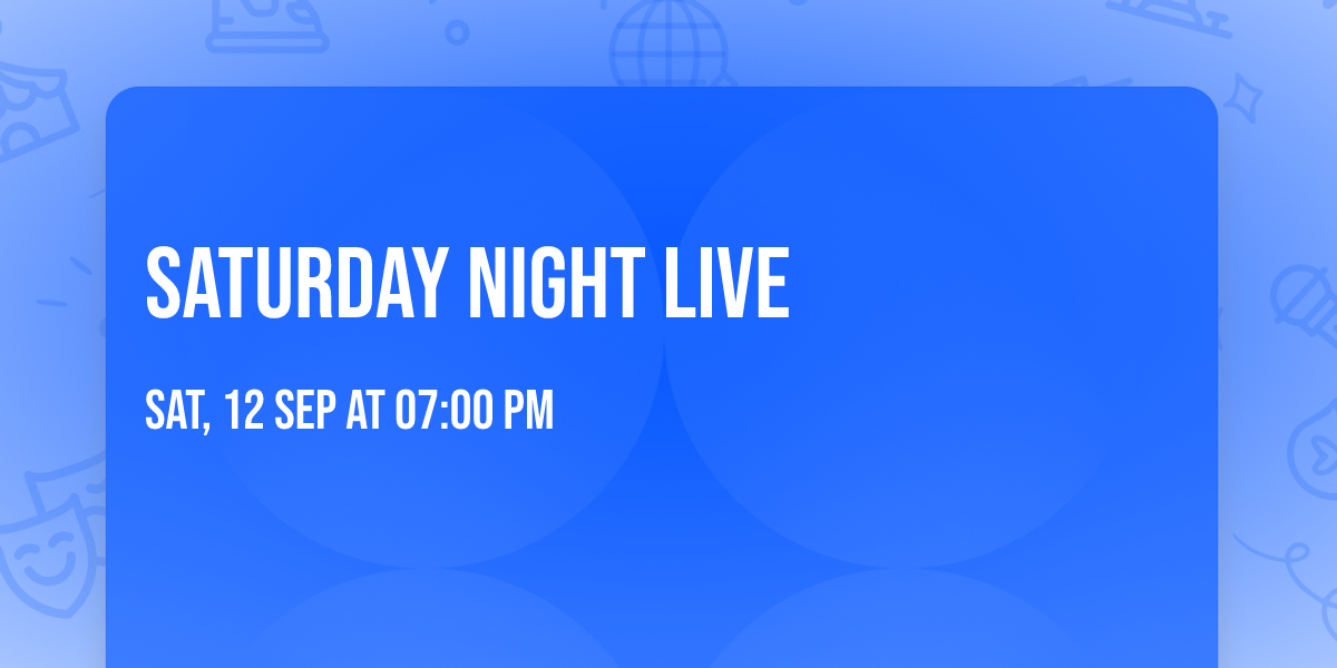 Saturday Night Live