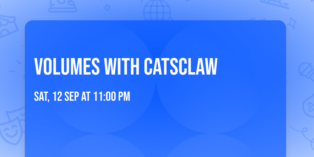 Volumes with Catsclaw