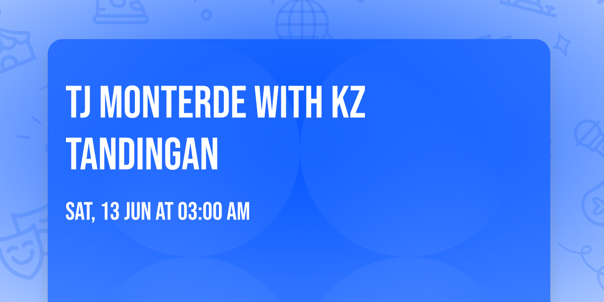 TJ Monterde with KZ Tandingan