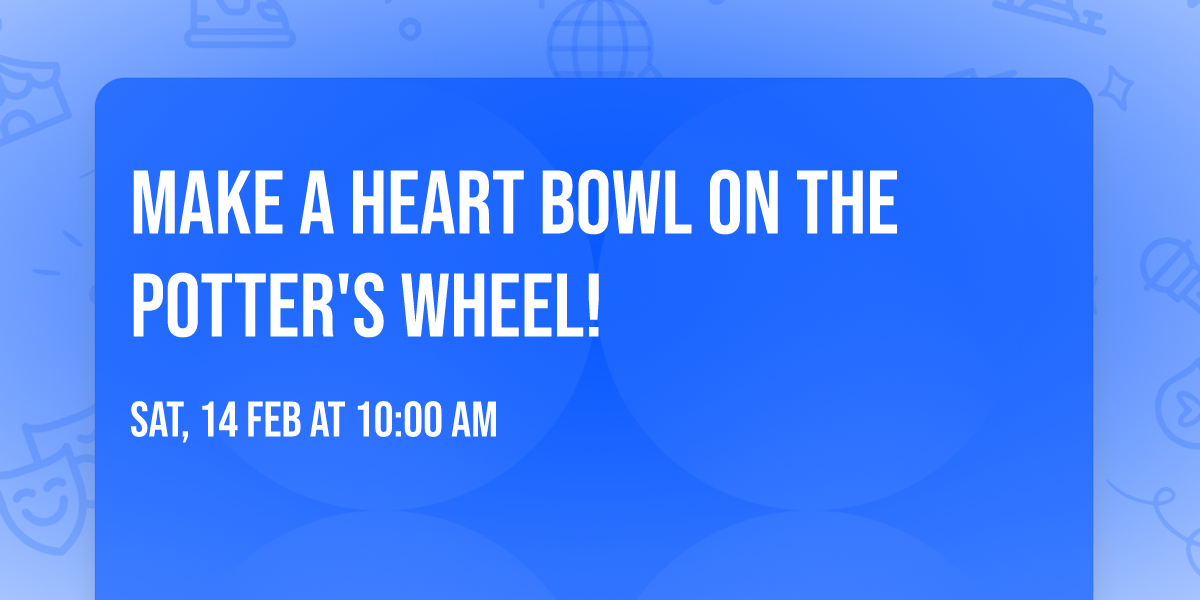 \u2764\ufe0fMake a Heart Bowl on the Potter's Wheel!