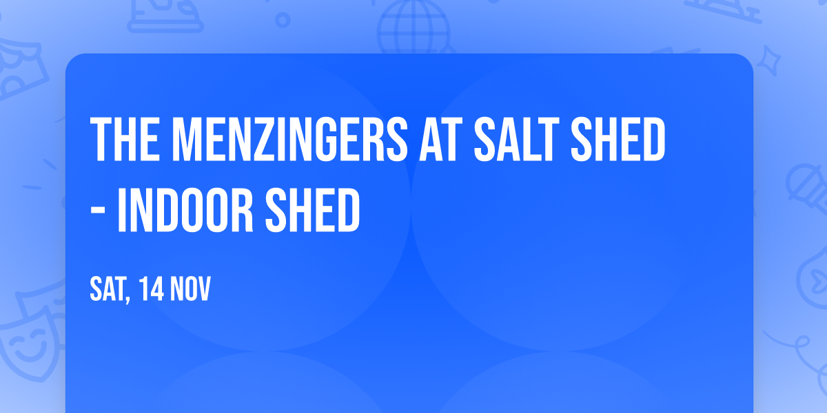 The Menzingers at Salt Shed - Indoor Shed