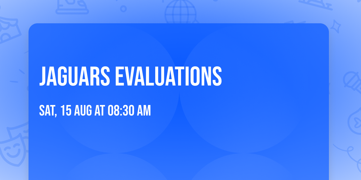 Jaguars Evaluations 