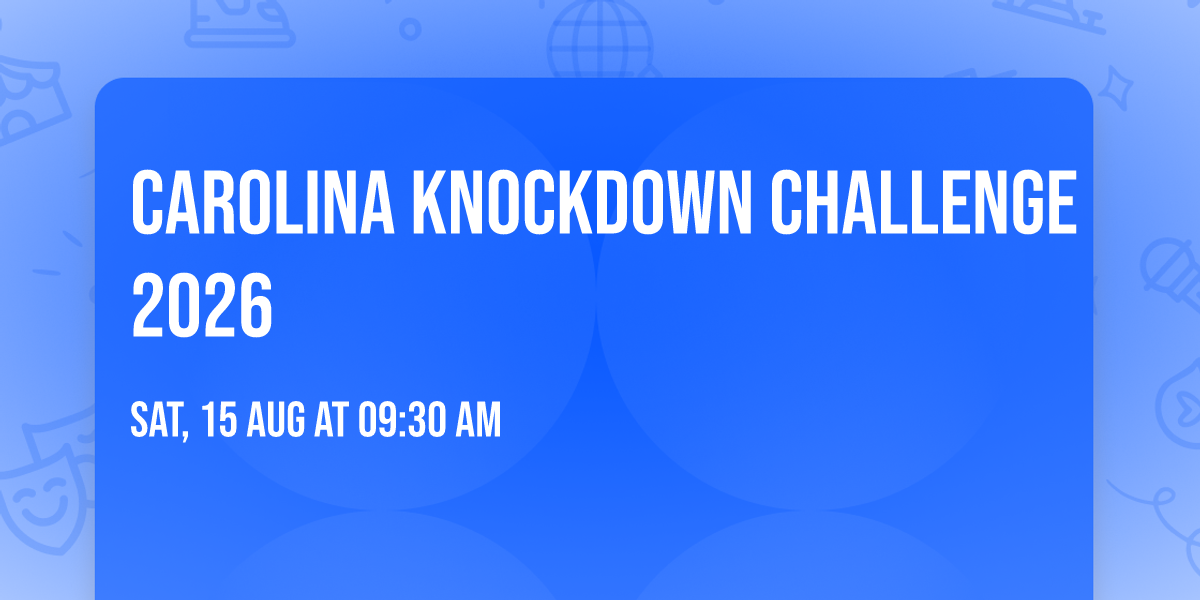 Carolina Knockdown Challenge 2026