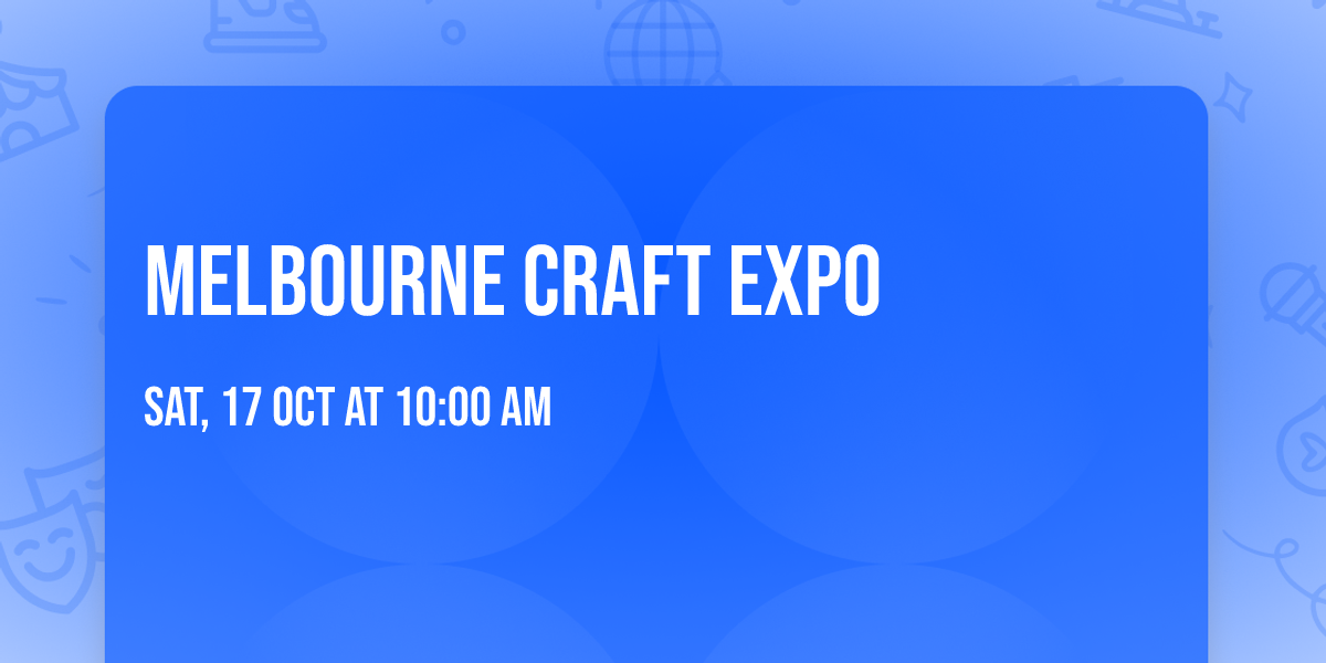 Melbourne Craft Expo