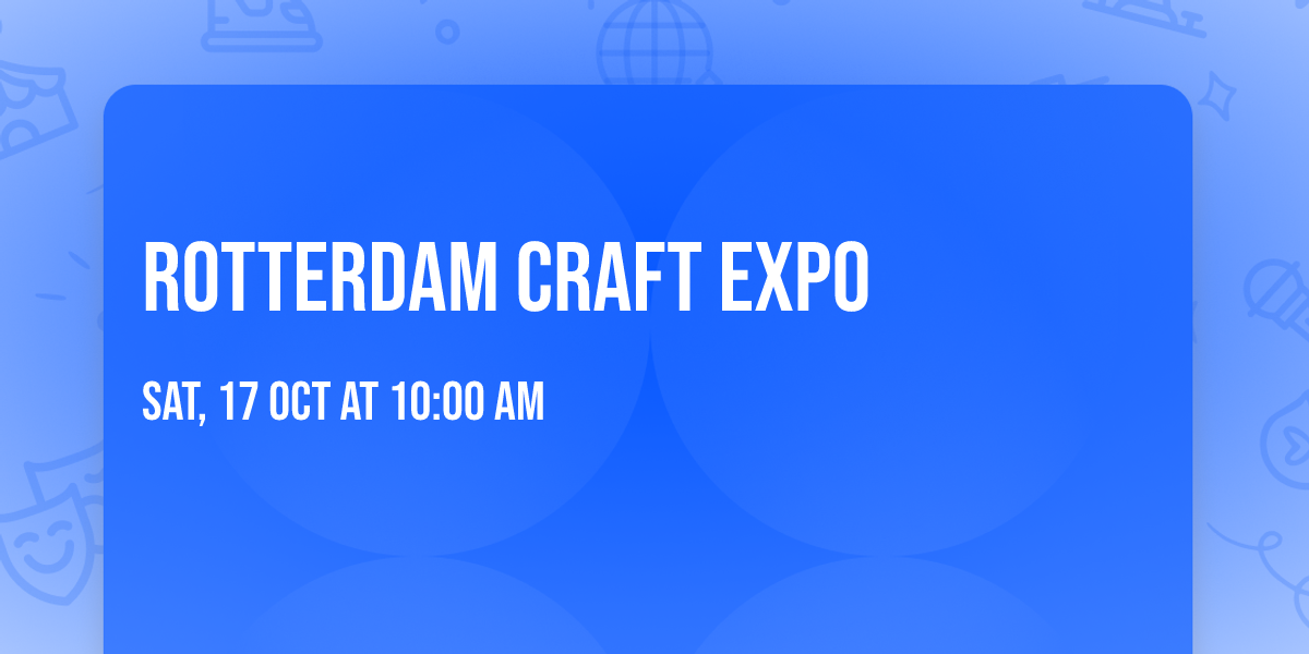 Rotterdam Craft Expo